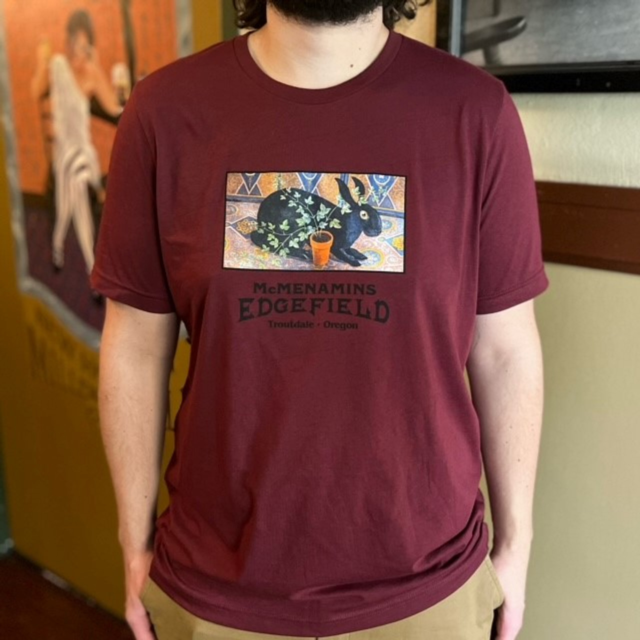 Edgefield Black Rabbit T-Shirt - McMenamins Online Shop