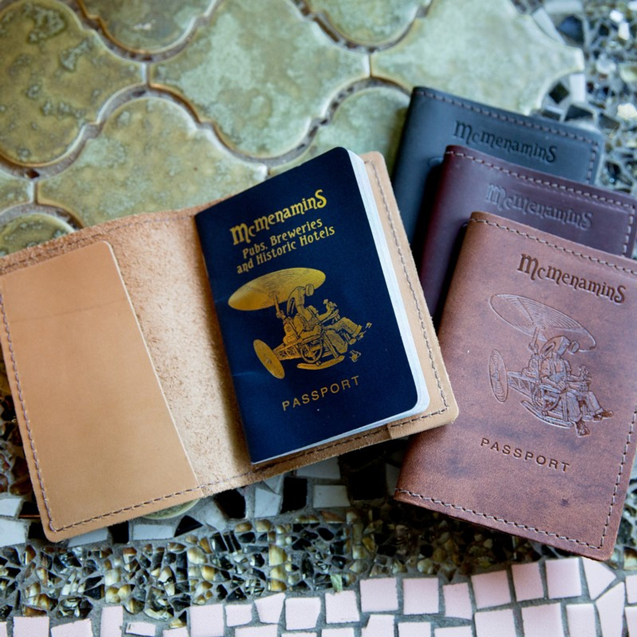 leather passport cover