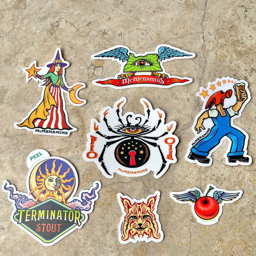McMenamins Vinyl Stickers Set 1