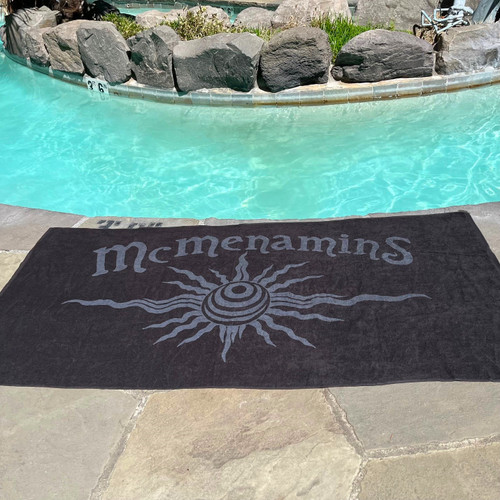 McMenamins Sun Spiral Beach Towel