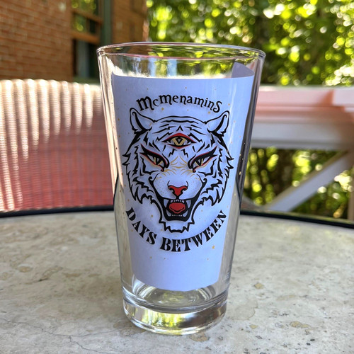 Days Between Pint Glass 