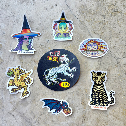 McMenamins Vinyl Stickers Set 4