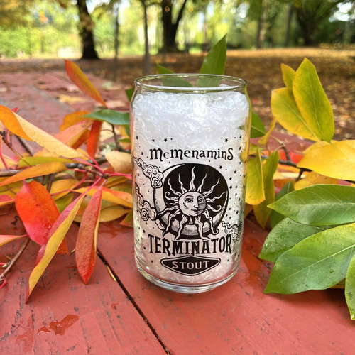 Terminator 40th Birthday Can Glass 