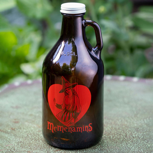 Ruby Ale 64oz Glass Growler