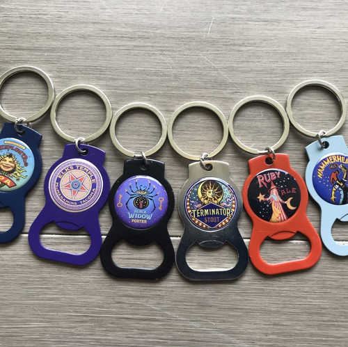 Beer Logo Keychain Bottle Opener