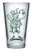St Patrick's Day Moon Bagpiper Pint Glass
