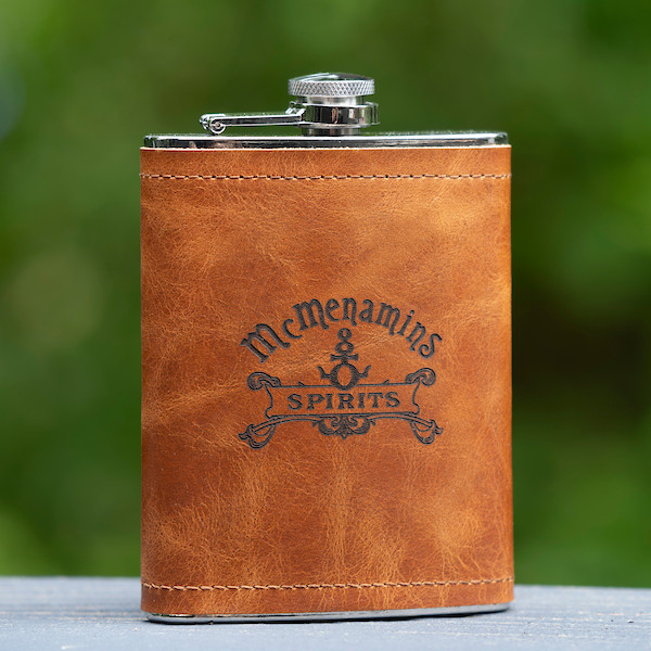 Spirits Leather Flask - 8 oz - McMenamins Online Shop