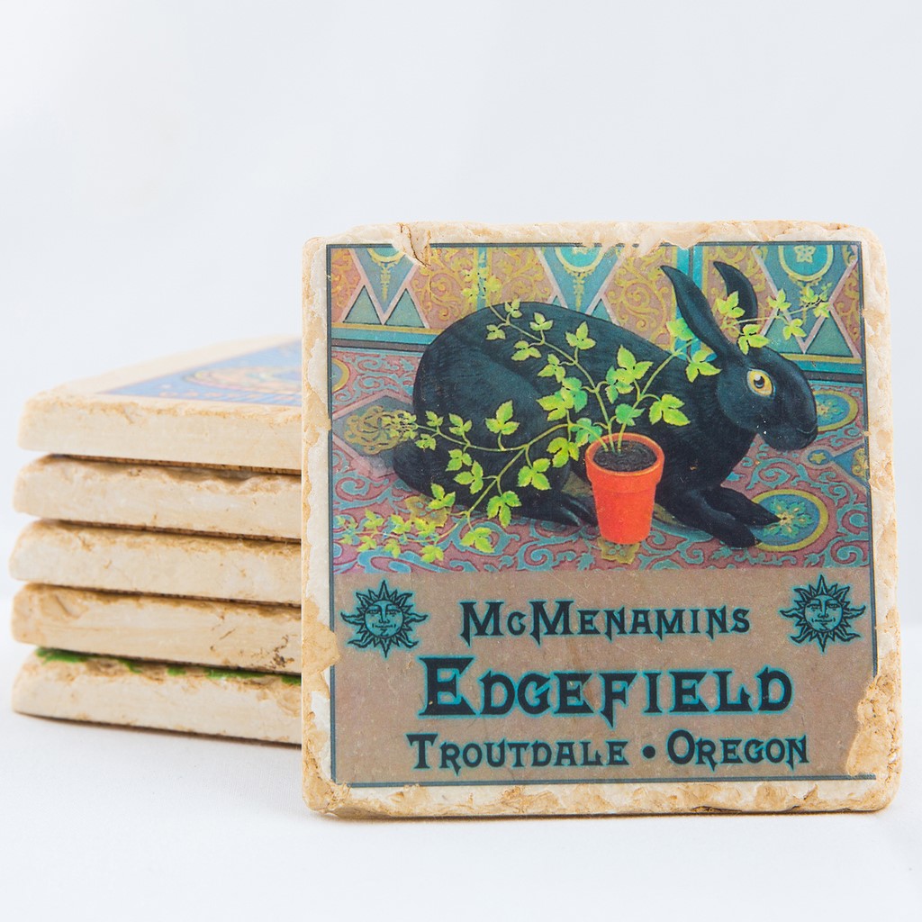 McMenamins Black Rabbit Coaster