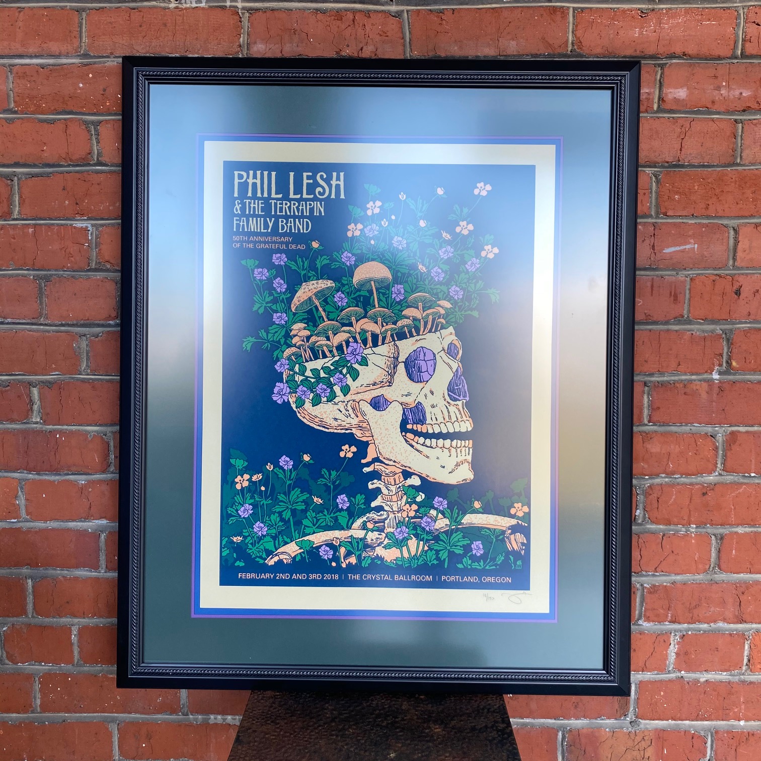 McMenamins Framed Poster - Crystal Ballroom Phil Lesh & The Terrapin Family  Band