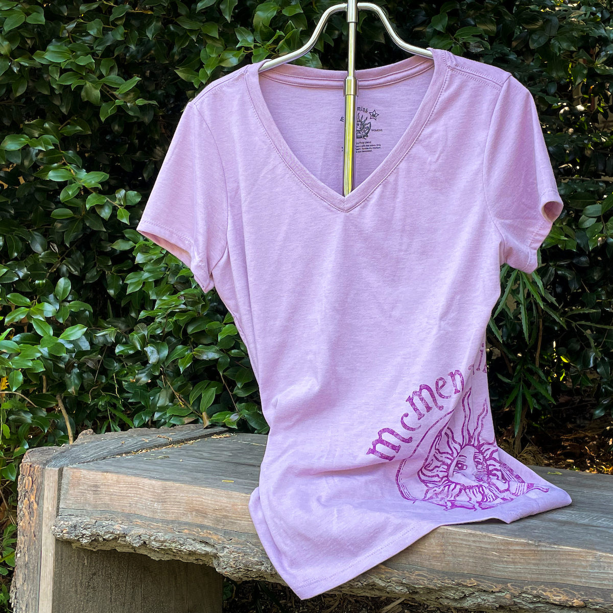 Ladies V Neck Sun Moon Hip Print - McMenamins Online Shop