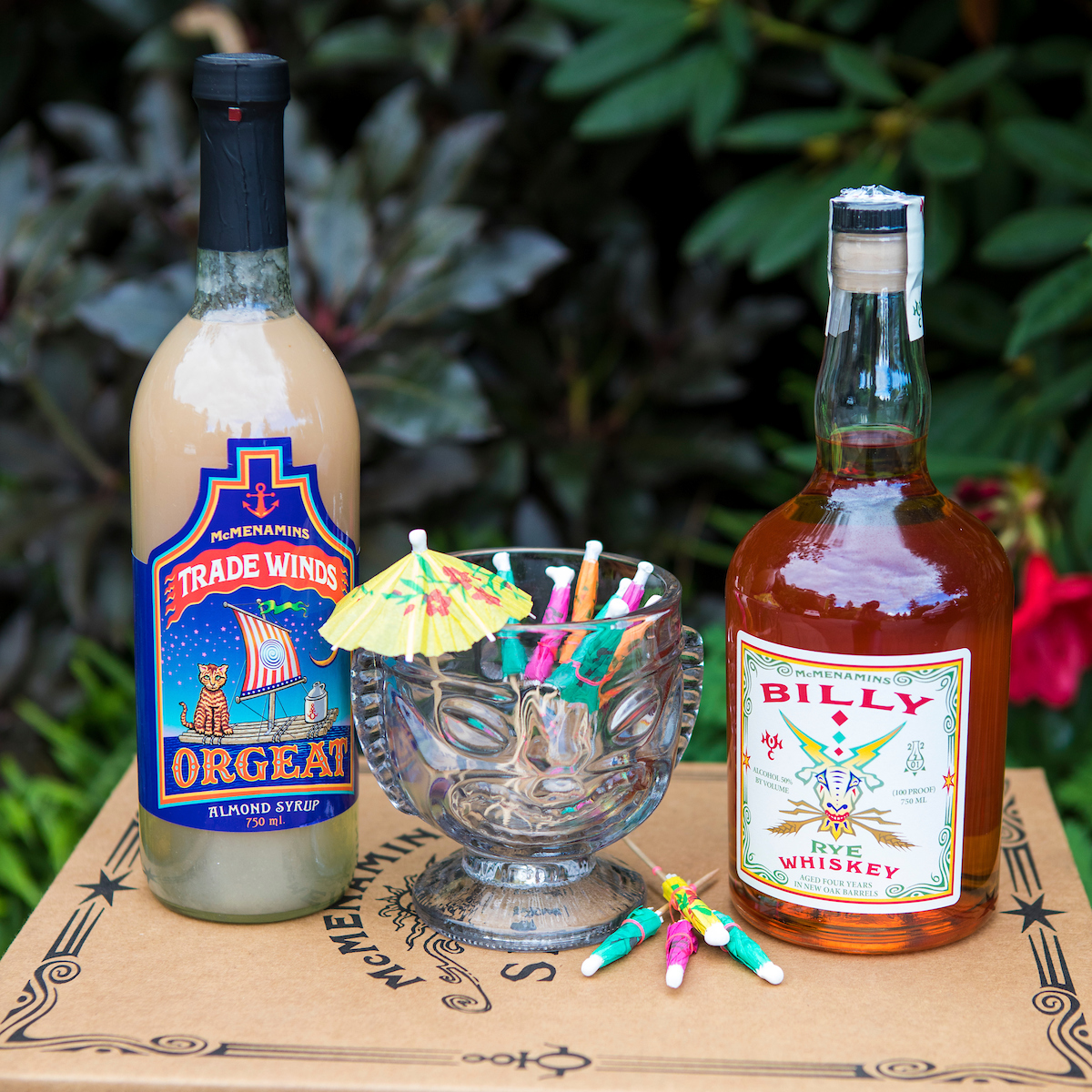 mai様プレミアムボトルセット Billy Rye Mai Tai Gift Box - McMenamins Online Shop