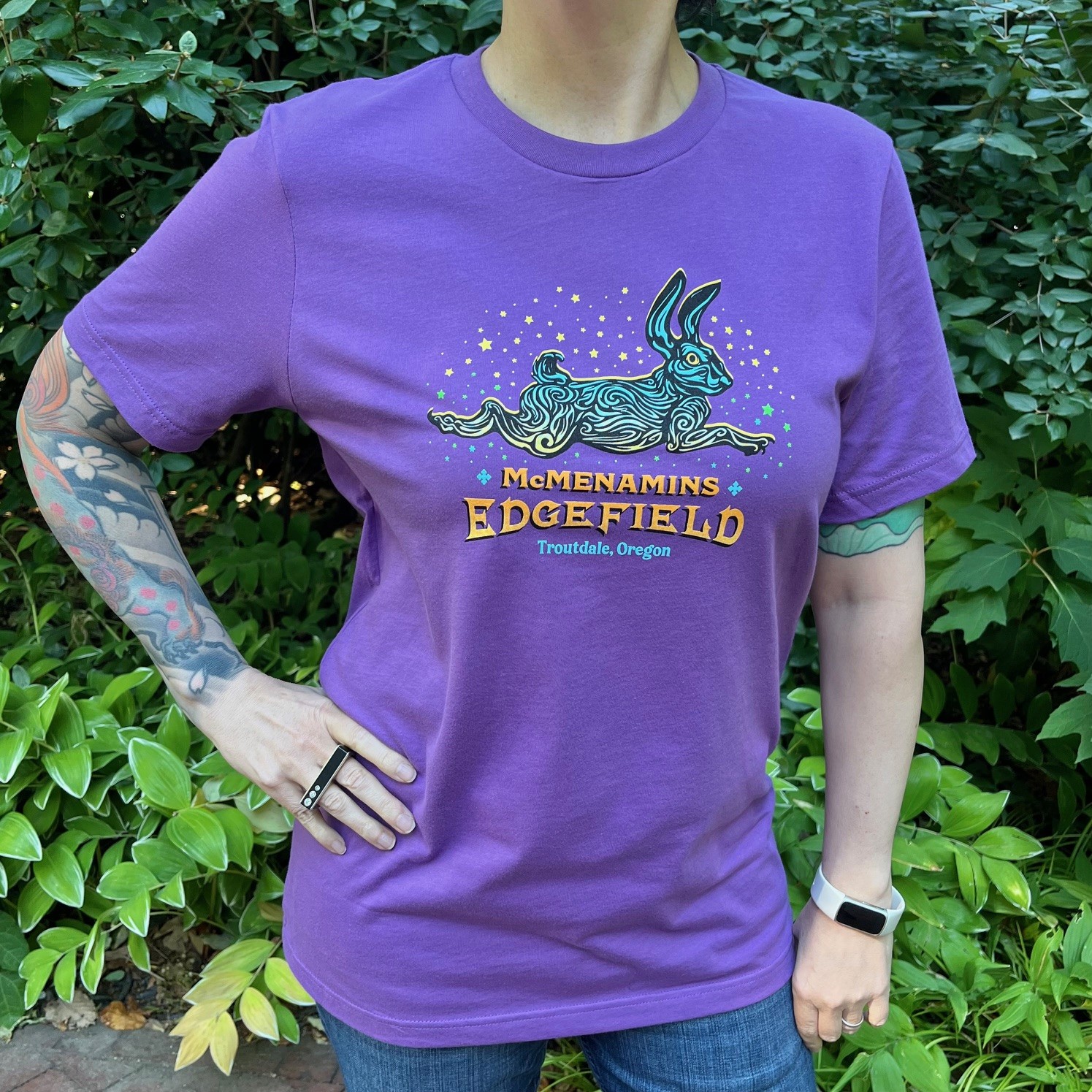 Edgefield Black Rabbit T-Shirt - McMenamins Online Shop