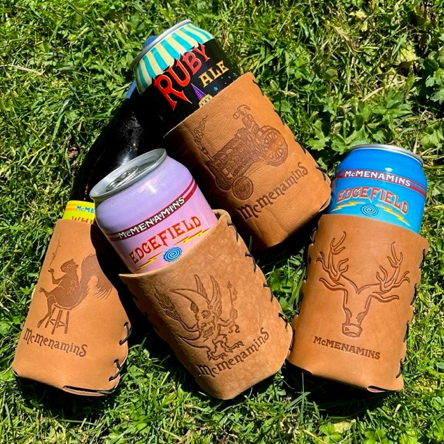 Personalized Leather Can Coozie