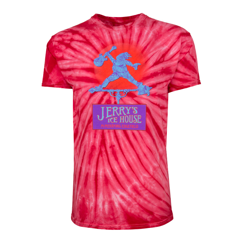 Jerry's Ice House Tie-Dye T-Shirt - McMenamins Online Shop