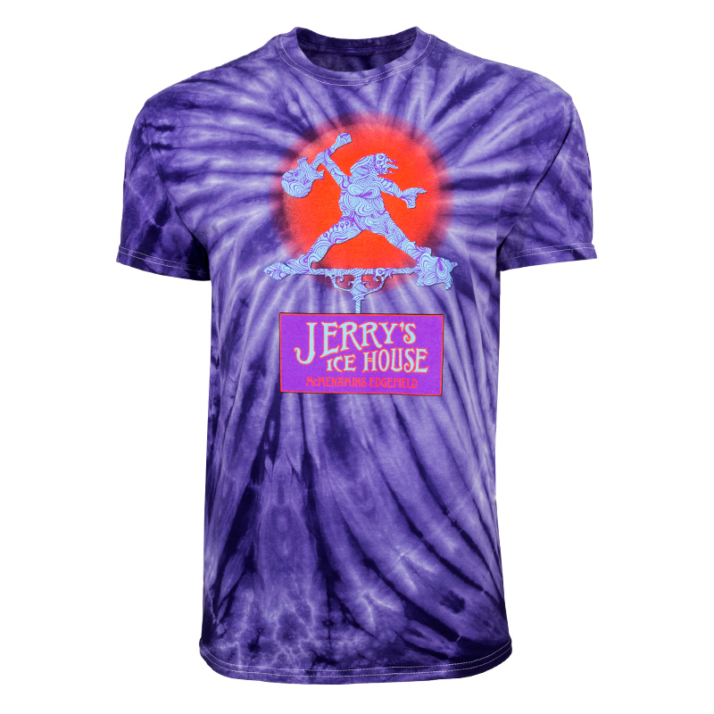 Jerry's Ice House Tie-Dye T-Shirt - McMenamins Online Shop