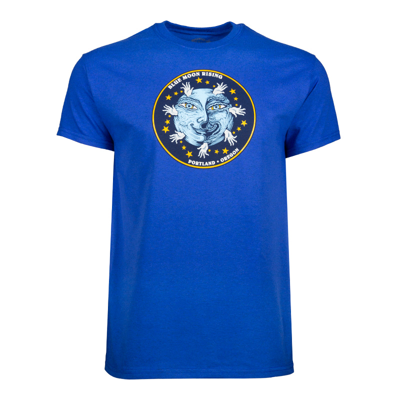 ★OAMC★ Moon T-shirt Frost Blue 23E28OAY05COT00727071 Blue Moon T-Shirt - McMenamins Online Shop