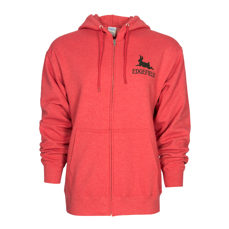 Edgefield Black Rabbit Zip Hoodie - McMenamins Online Shop