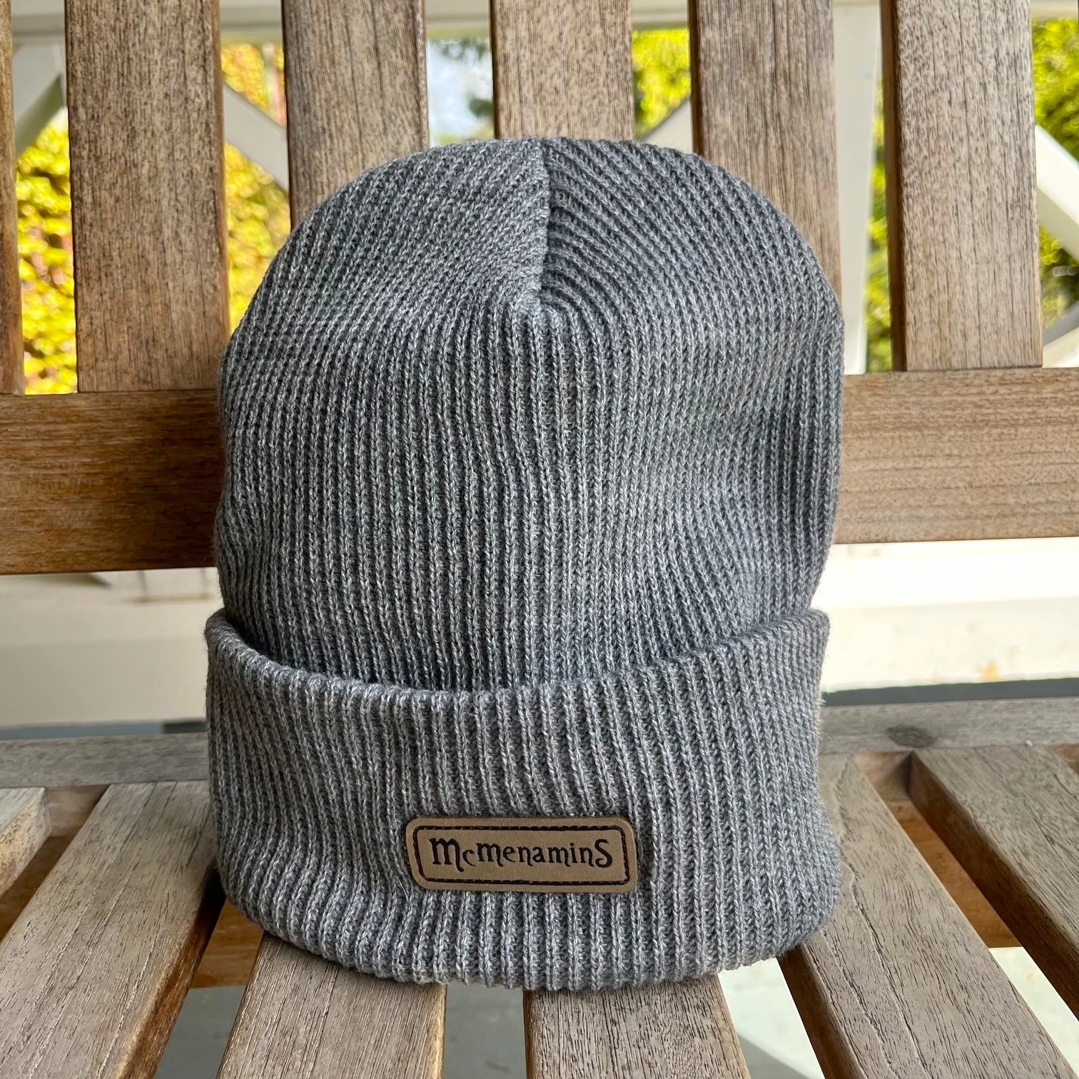 MCM Formative-Knit Merino Wool Beanie MCM Monogram Intarsia Beanie - Brown Hats, Accessories  main image 4