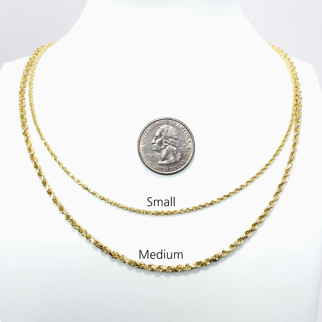 10K Gold Rope Chain