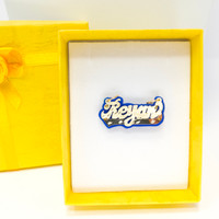 Baby 10K Gold Nameplate with Bar