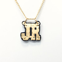 Baby 10K Gold Nameplate with Initials