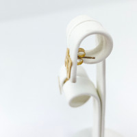 10K Gold Initial Earring Stud