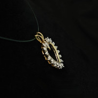 Vintage 10K Yellow Gold Heart Pendant