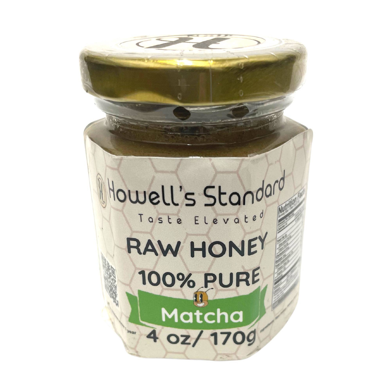 Matcha Noir Infused Honey