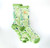 Cocktus Socks by Crushworthy featuring cactuses shaped like penises in shades of green