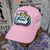 Fag hat by Crushworthy - Fuzzy embroidered lettering on a cute cotton hat, in your choice of pink or black!