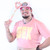 Fag hat by Crushworthy - Fuzzy embroidered lettering on a cute cotton hat, in your choice of pink or black!