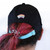 Fag hat by Crushworthy - Fuzzy embroidered lettering on a cute cotton hat, in your choice of pink or black!