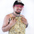 Big Boys Bandana by Crushworthy – bears and fat men body positive handkerchief in sunflower yellow