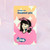 Rabbit Rider Enamel Pin - a hottie with her favorite vibrator, light skintone