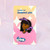 Rabbit Rider Enamel Pin - a hottie with her favorite vibrator, dark skintone