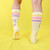 Cum Socks (Athletic fit) by Crushworthy - cute classic gym socks in retro colors that literally say "cum sock" on them!