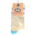 Blue and Pink Jock Socks by Crushworthy - Comfy athletic fit socks with arch support, styled after classic striped gym socks but in cute pastel colors!