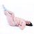 Blue and Pink Jock Socks by Crushworthy - Comfy athletic fit socks with arch support, styled after classic striped gym socks but in cute pastel colors!