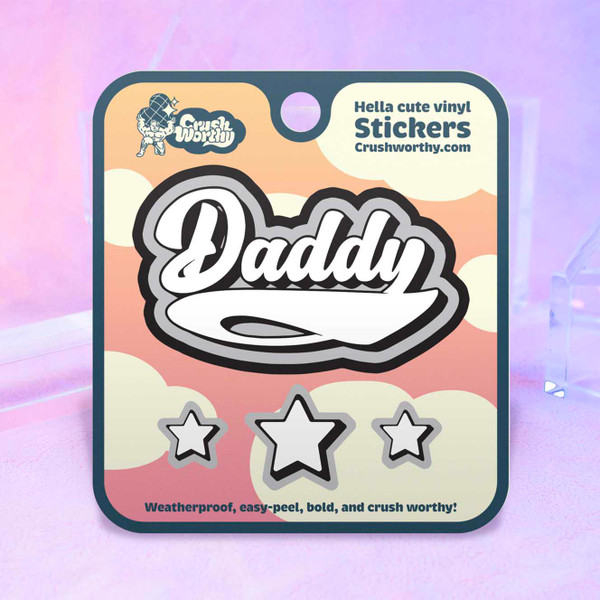 Daddy sticker sheet by Crushworthy