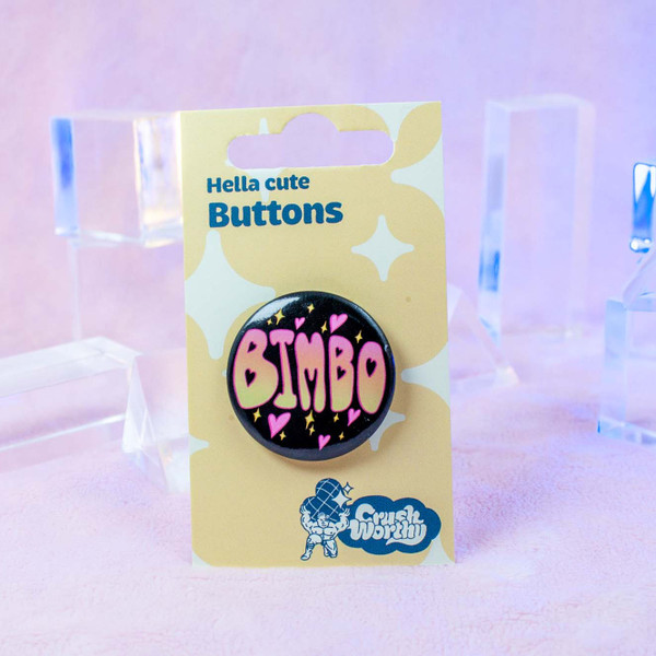 Bimbo Pinback Button
