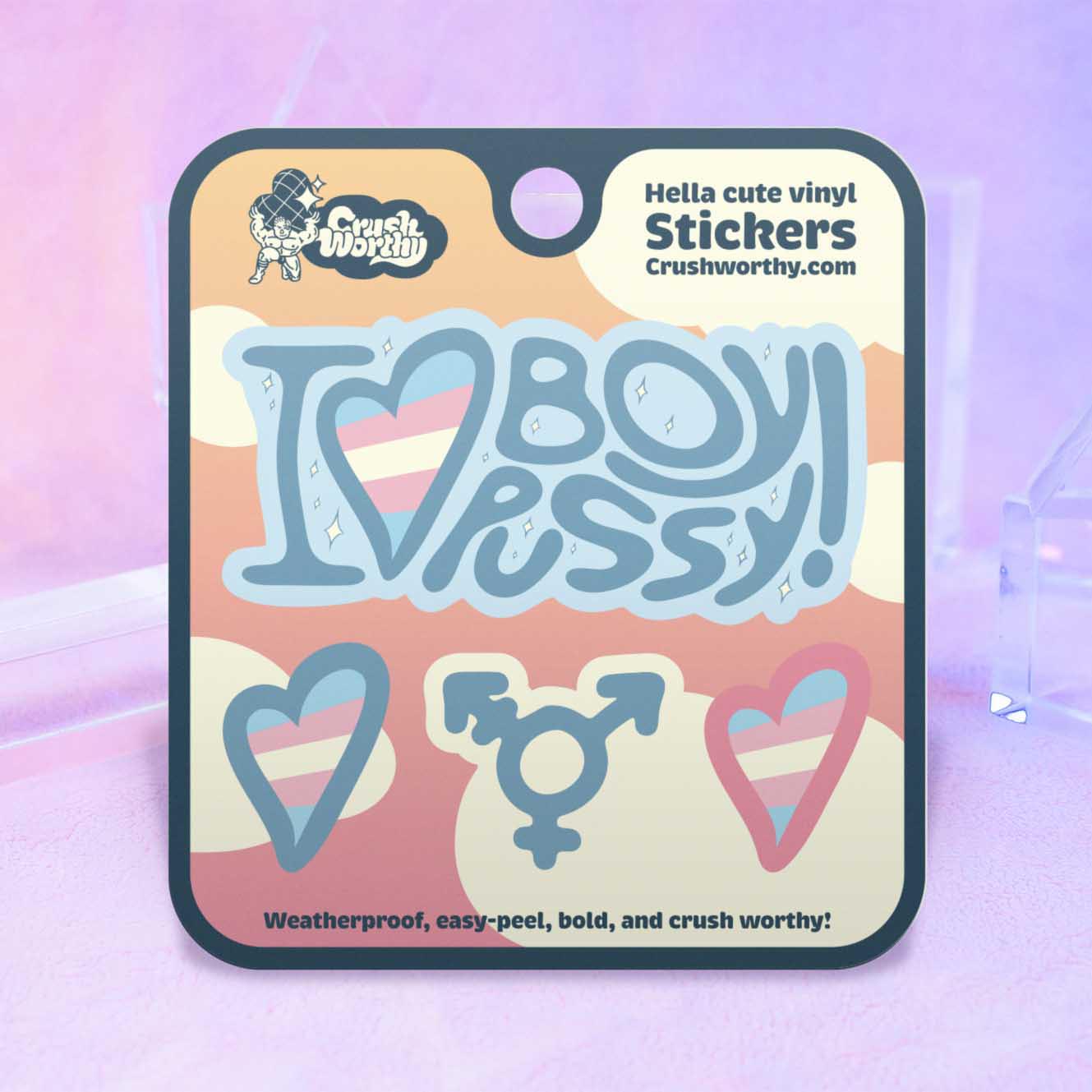 I Love Boy Pussy! Sticker – sticker sheet