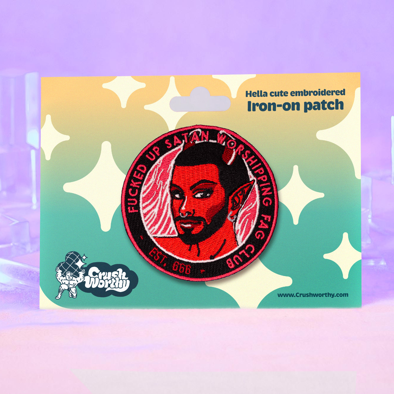 Fucked Up Satan Worshipping Fag Club Patch by Crushworthy