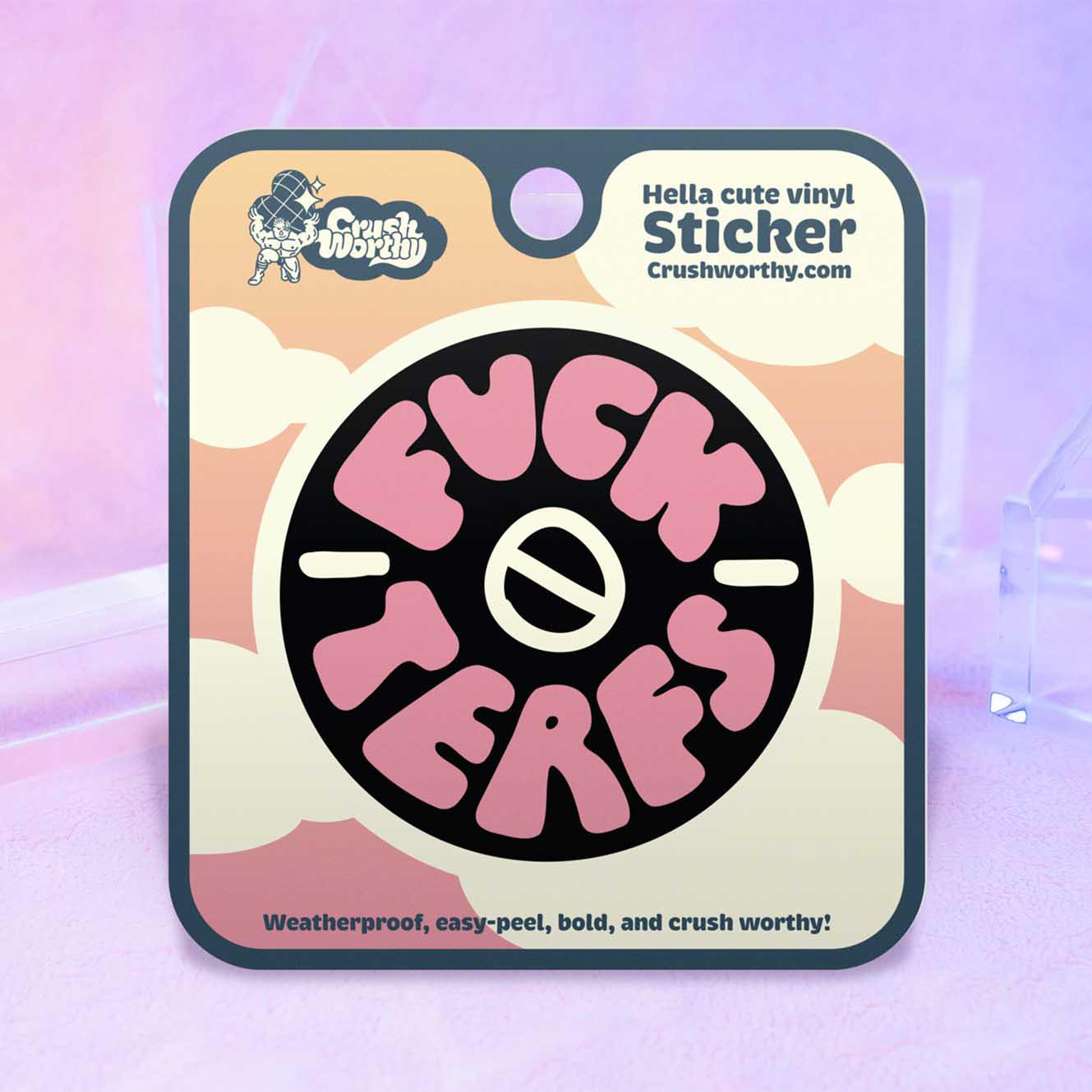 Fuck TERFs sticker sheet by Crushworthy