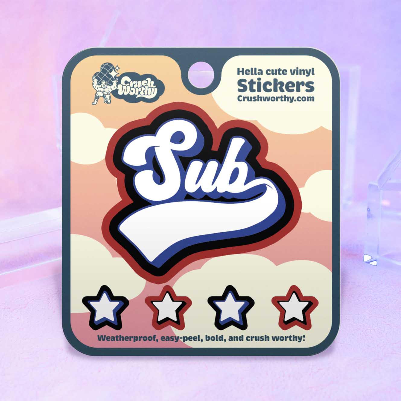 sub sticker sheet by Crushworthy
