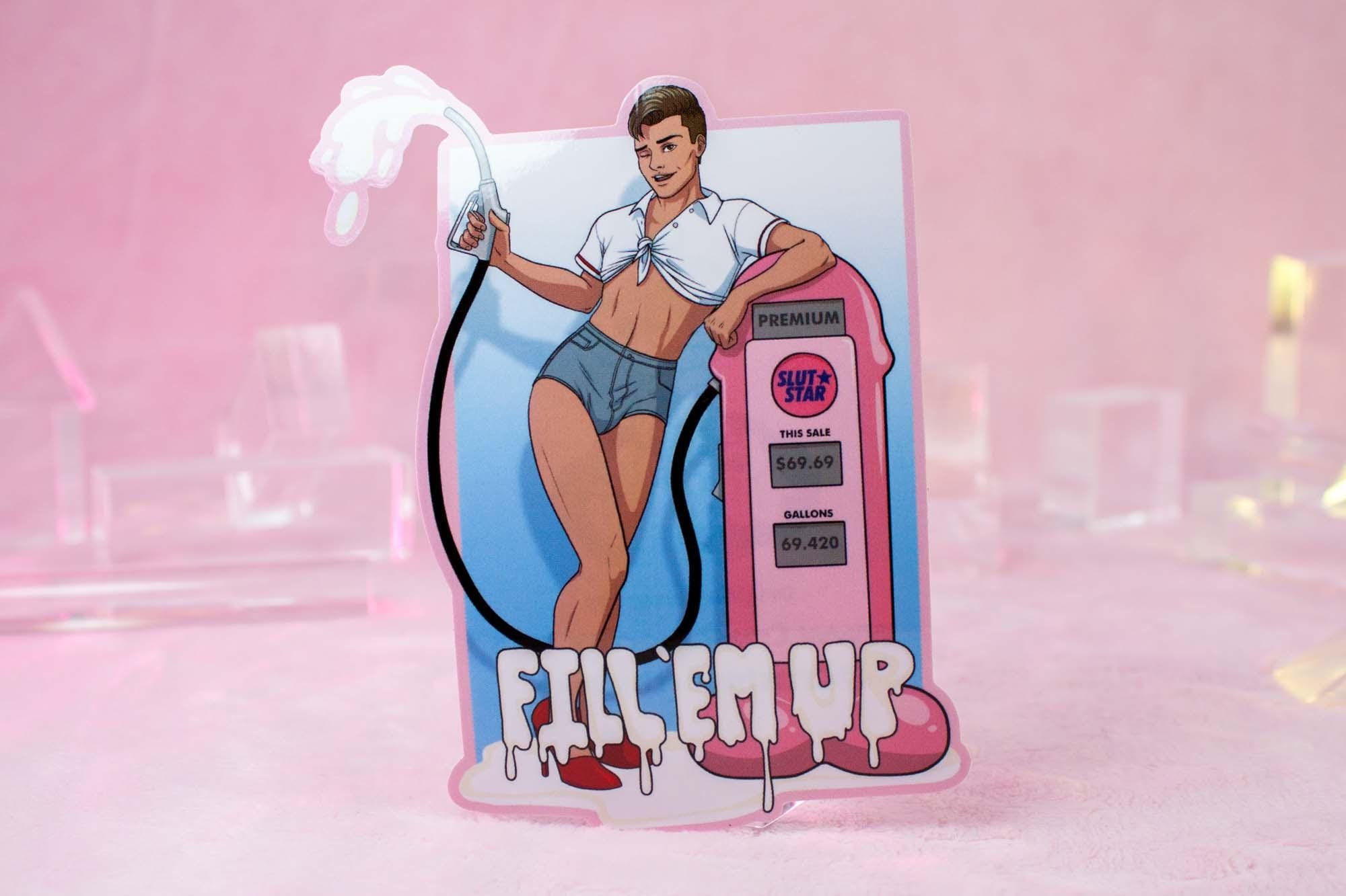 Fill Em Up Sticker