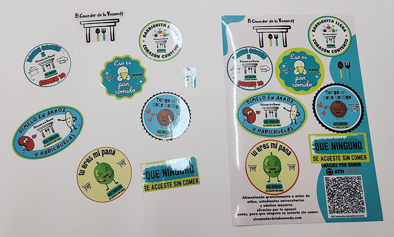 100,000 Stickers Laminados Full Color Entrega Incluida