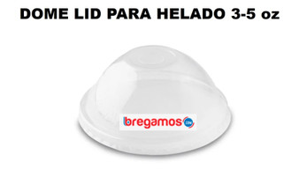 DOME LID PARA HELADO 3-5 oz
