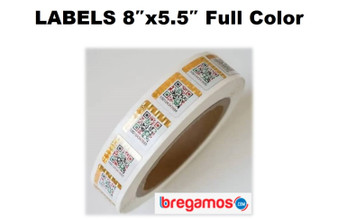 LABELS 8″x5.5″ Full Color