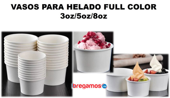 VASOS HELADO 6 onz