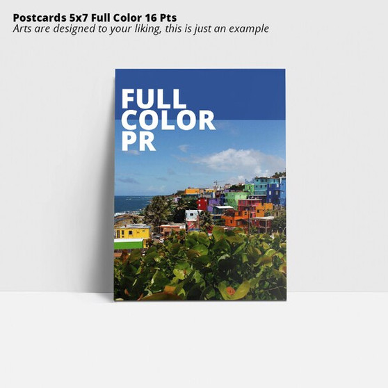 Postcards 5x7 Full Color Entrega Gratis Puerto Rico